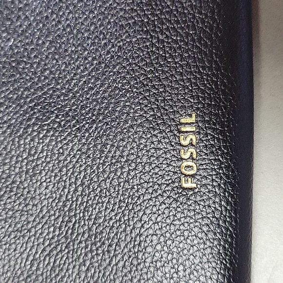 FOSSIL Wallet LAINIE Genuine Leather Black - Picture 3 of 10